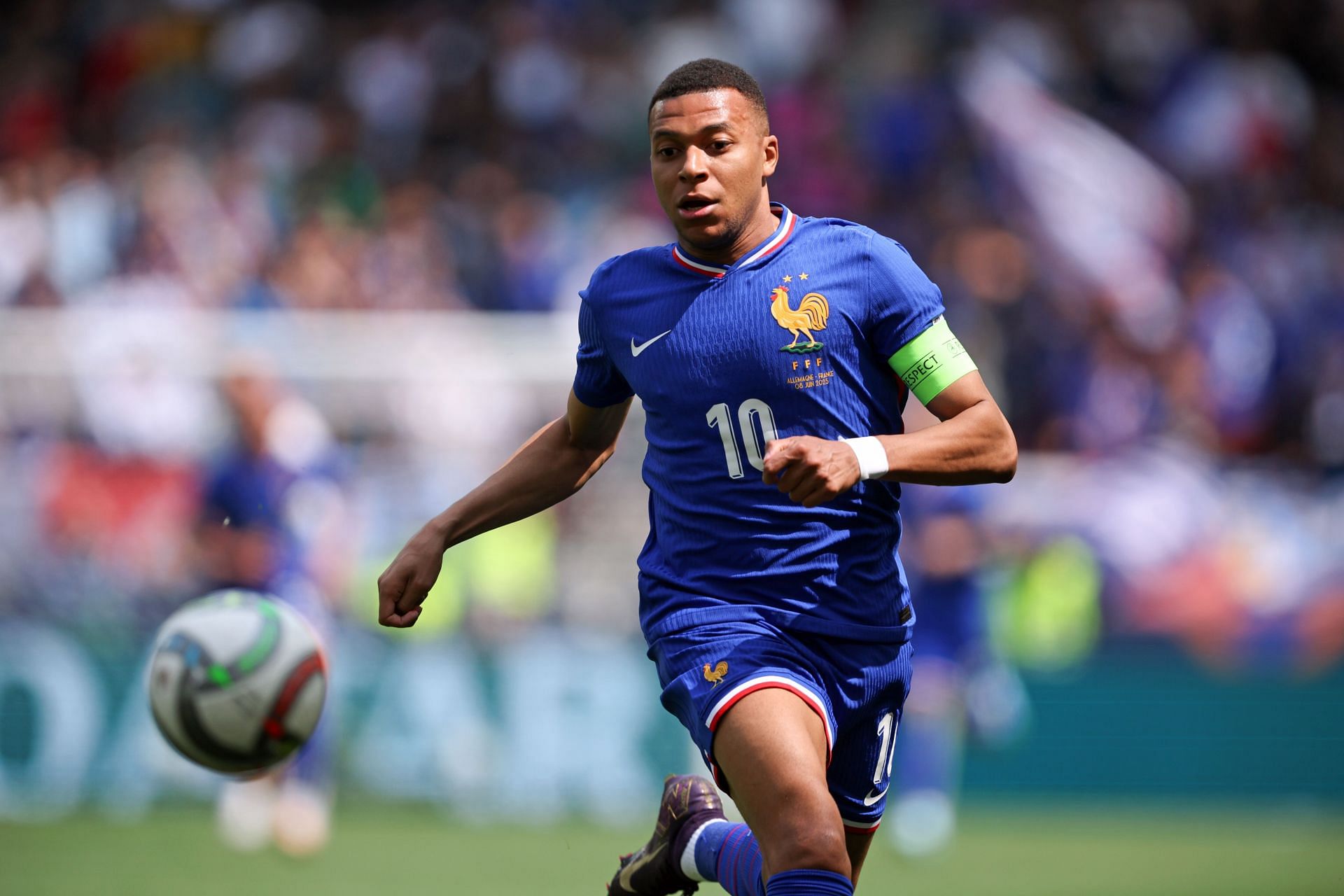 Real Madrid striker Kylian Mbappe